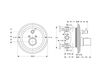 Scheme Thermostatic mixer Jado Lighthouse A5479AA Minimalism / High-Tech