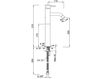 Scheme Wash basin mixer Ponsi Rubinetterie Toscane MINIMINI BT MIN C LA04 Contemporary / Modern