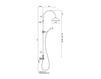 Scheme Shower fittings Ponsi Rubinetterie Toscane CLASSIC BN COL C CL31 Contemporary / Modern