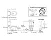 Scheme Floor mounted toilet Devonshire Kohler 2015 K-3837-RA-0 Contemporary / Modern