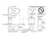 Scheme Floor mounted toilet Kelston Kohler 2015 K-3755-7 Contemporary / Modern
