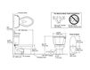 Scheme Floor mounted toilet Wellworth Kohler 2015 K-3575-RA-0 Contemporary / Modern