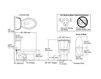 Scheme Floor mounted toilet Wellworth Kohler 2015 K-3978-RA-0 Contemporary / Modern