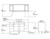 Scheme Wash basin cupboard Poplin Kohler 2015 K-99536-LG-1WA Contemporary / Modern