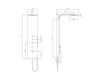 Scheme Shower fittings 7CM200MX3B1 white Scheme Shower fittings Geda Macò 7CM200MX3B1 Minimalism / High-Tech