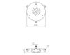 Scheme Ceiling mounted shower head Geda Wellness PIASTON300_IXL Minimalism / High-Tech