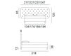 Scheme Bed Letti&Co.  2016 COOKIE Contemporary / Modern