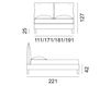 Scheme Bed Letti&Co.  2016 FLY Contemporary / Modern