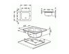 Scheme Countertop wash basin Estel Group Smart Office VS34/P3 Contemporary / Modern