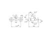 Scheme Wall mixer  Stella Italica Italica 3284 Contemporary / Modern