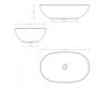 Scheme Countertop wash basin Art Ceram 2017 LCL002 Contemporary / Modern