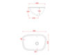 Scheme Built-in wash basin GML001 white Scheme Built-in wash basin Art Ceram 2017 GML001 Contemporary / Modern
