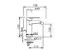 Scheme Bidet mixer Gaboli Fratelli srl KYRO 3705 Contemporary / Modern