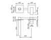 Scheme Wall mixer  Gaboli Fratelli srl NEW_SPACE 3371 Contemporary / Modern