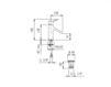 Scheme Wash basin mixer Palazzani 2017 07301010 Contemporary / Modern