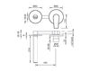 Scheme Wall mixer  Gaboli Fratelli srl KYRO 3771 Contemporary / Modern