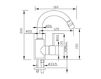 Scheme Bidet mixer 2605 Silver Scheme Bidet mixer Gaboli Fratelli srl SIMPLY 2605 Contemporary / Modern