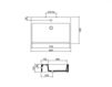 Scheme Countertop wash basin Palazzani 2017 C64305 Contemporary / Modern