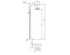 Scheme Shower fittings 072144 Silver Scheme Shower fittings Palazzani Docce 072144 Contemporary / Modern