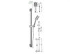 Scheme Shower bar Palazzani Docce 9920G1 Contemporary / Modern