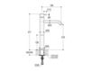 Scheme Wash basin mixer Ritmonio 2017 E0BA0129CLCRL Contemporary / Modern