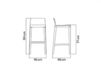 Scheme Bar stool Dalton Metalmobil 2017 663 Contemporary / Modern