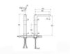 Scheme Wash basin mixer Ritmonio 2017 PR27AV202+PR27MA101 Contemporary / Modern