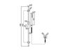Scheme Shower bar Graff AQUA-SENSE 5113700 Minimalism / High-Tech