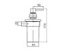Scheme Soap dispenser Graff PHASE 2377900 Minimalism / High-Tech