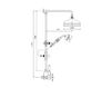 Scheme Shower fittings  Graff CANTERBURY 2341900 Minimalism / High-Tech