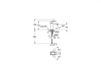 Scheme Wash basin mixer Eurocube Grohe 2016 2313200E Contemporary / Modern