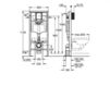 Scheme Framework for plumbing installation Rapid SL Grohe 2016 38584001 Contemporary / Modern