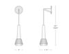 Scheme Wall light Jonathan Browning Studios 2018 1509 Loft / Fusion / Vintage / Retro