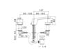 Scheme Wash basin mixer Newform PARK 67506 Contemporary / Modern