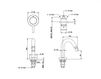Scheme Bidet mixer 68503CRPR Silver Scheme Bidet mixer Bongio PROJECT 68503CRPR