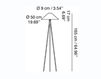 Scheme Floor lamp Sophie Tripode Home switch Home 2012 SA130CO Contemporary / Modern