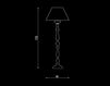 Scheme Floor lamp Menichetti srl Classico 02222 BC00B Classical / Historical 