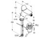 Scheme Bidet mixer Kludi Ambienta 532160575 Contemporary / Modern