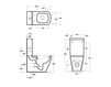 Scheme Floor mounted toilet Olympia Ceramica Tutto 04TE Contemporary / Modern