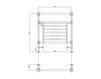 Scheme Towel dryer D.A.S. radiatori d’arredo Luxury ARON2 Contemporary / Modern