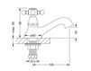 Scheme Wash basin mixer Joerger Delphi 109.10.400 Contemporary / Modern