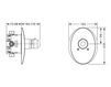 Scheme Thermostatic mixer Joerger Delphi Deco 129.40.455 +649.40.355 Contemporary / Modern