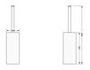 Scheme Toilet brush 626.00.001 Silver Scheme Toilet brush Joerger Acubo 626.00.001 Contemporary / Modern