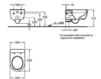 Scheme Wall mounted toilet Keramag 4u 203450 Contemporary / Modern