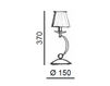 Scheme Table lamp Pisani Ruggiu Lightingwear Giodi S3988.25 1x480035 Classical / Historical 