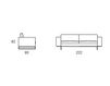 Scheme Sofa Musa Gruppo Industriale Spa Classic Trak 1 Contemporary / Modern