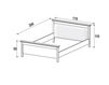 Scheme Bed Mario Villanova Jo Night J1441 Classical / Historical 