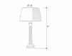Scheme Table lamp Laudarte Leone Aliotti ABV 1293 2 Classical / Historical 