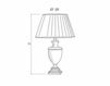 Scheme Table lamp Laudarte Leone Aliotti ABV 1166 Classical / Historical 