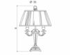 Scheme Table lamp Laudarte Leone Aliotti ABV 1503 Classical / Historical 